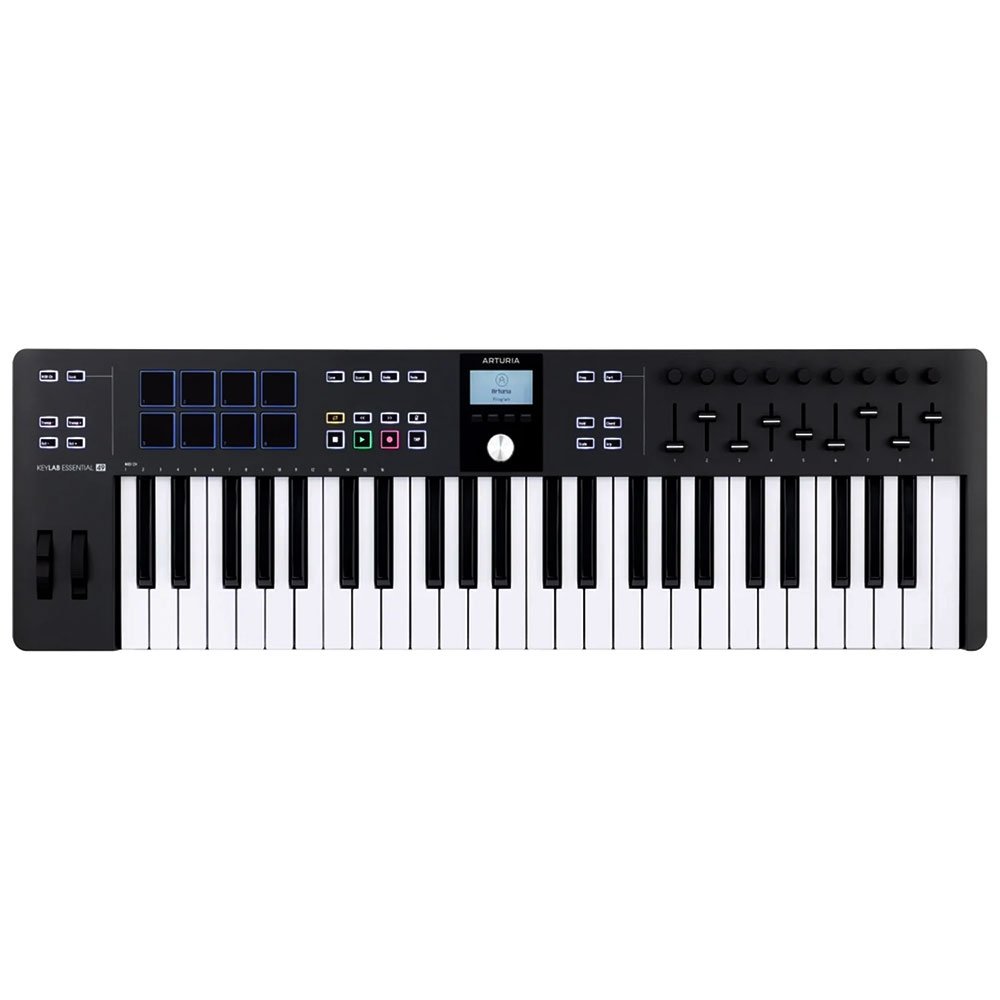 Controlador midi Arturia Keylab essential 49 MK3 Black Edition