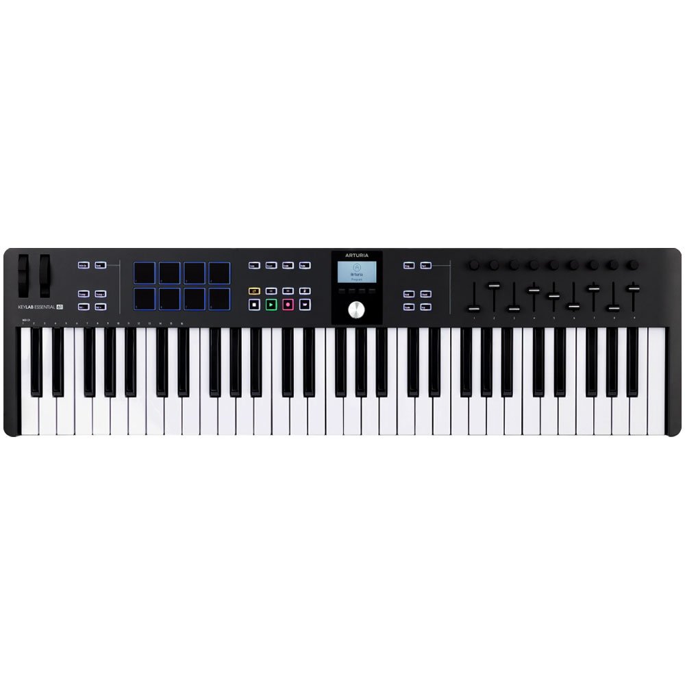 Arturia KeyLab Essential 61 MK3 Black – Controlador MIDI