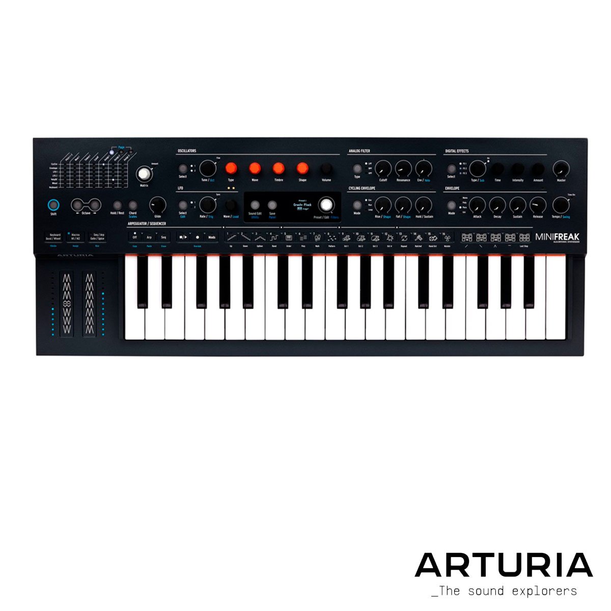 Sintetizador híbrido Arturia MiniFreak de 37 teclas