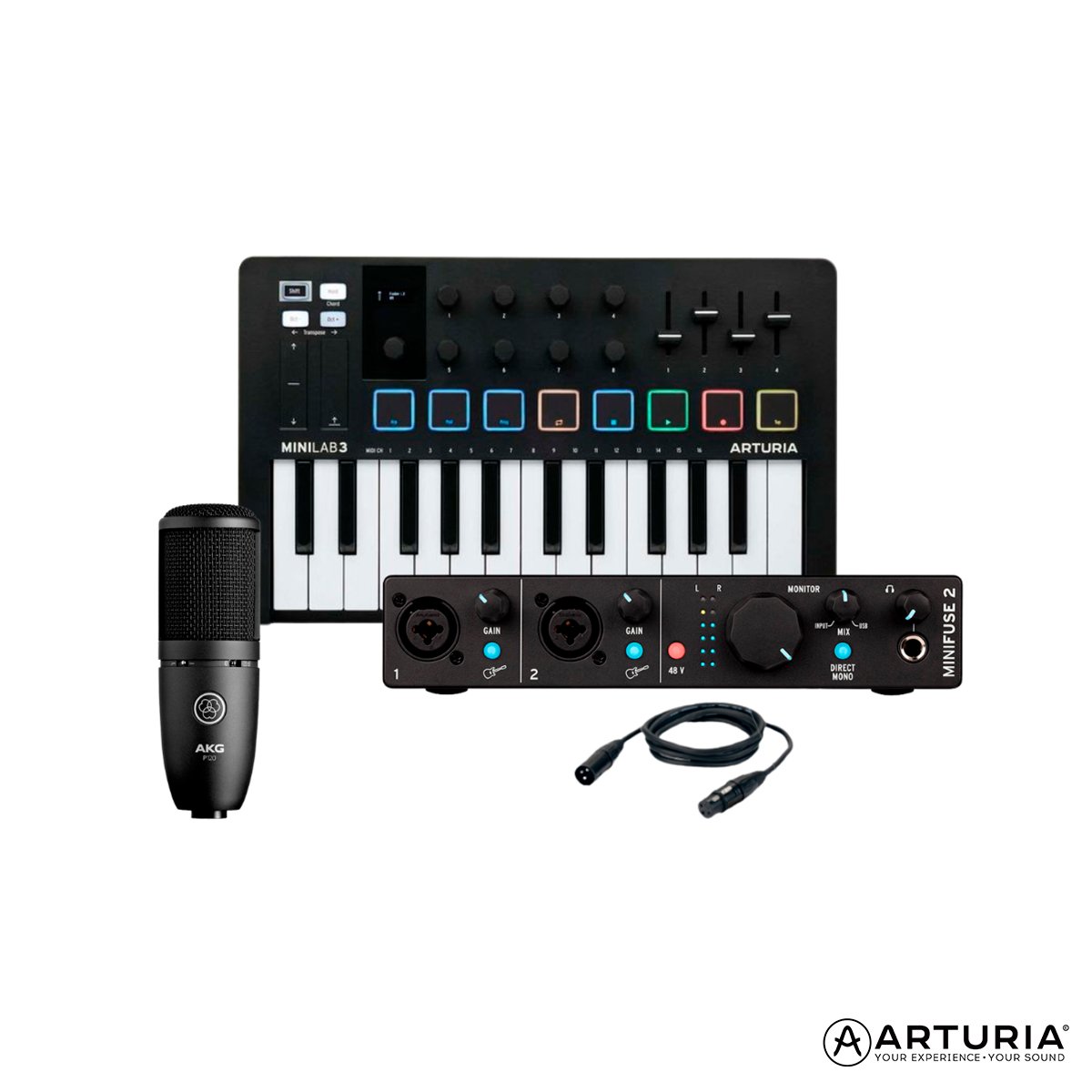 Pack Arturia Minilab 3 + AKG P120 – Kit de grabación